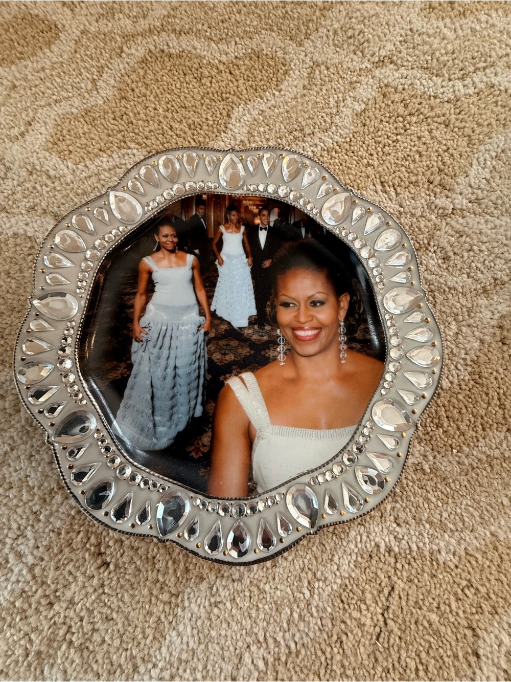 Michelle Obama Collector Plate by The Bradford Exchange - “Prize Soirée”